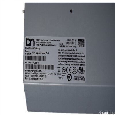 01750295079 1750295079 ATM মেশিন যন্ত্রাংশ Wincor 280 Dibold Opteva 15 " Openframe Std LCD মনিটর