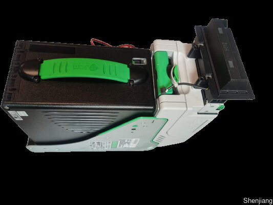 কিয়স্ক ব্যবহার করে JCM IVIZION-100-SS বিল ভ্যালিডেটর ক্যাশ বক্স, খুচরা মেশিনের জন্য কালো বেজেল JCM ক্যাশ গ্রহণকারী