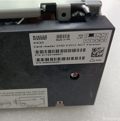 এ টি এম মেশিন ব্যাংক উইনকোর নিক্সডর্ফ এ টি এম যন্ত্রাংশ হিটাকি-ওমরন V2CU-1JL-G81 কার্ড রিডার সিএইচডি V2CU অ্যাক্ট সংস্করণ ০১750199931 1750199931