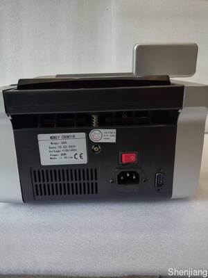 JUNUO C05 ব্যাংকিং মেশিন মানি কাউন্টার ডিটেক্টর কালো, LED ডিসপ্লে সহ