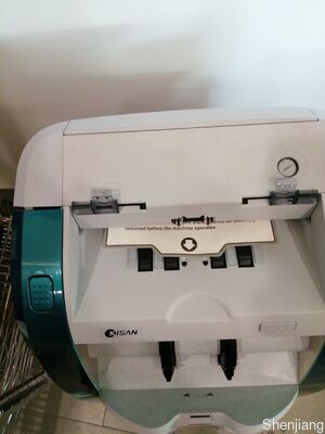 কিষান ব্যাংকনোট বাছাই মেশিন, টাকা গণনার যন্ত্র, এলইডি ডিসপ্লে সহ নীল, স্মার্ট কে3 এস16ই01-3659