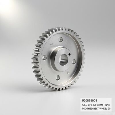 520869001 Giesecke+Devrient BPS C5 রিপেয়ার পার্ট দাঁতযুক্ত বেল্ট হুইল 20 টি দাঁত ব্যাঙ্কনোট বাছাইকারীর জন্য