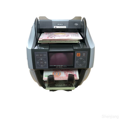 4.5 ইঞ্চি টিএফটি ব্যাংকনোট বাছাই মেশিন ডুয়াল পকেট একাধিক মুদ্রার জন্য